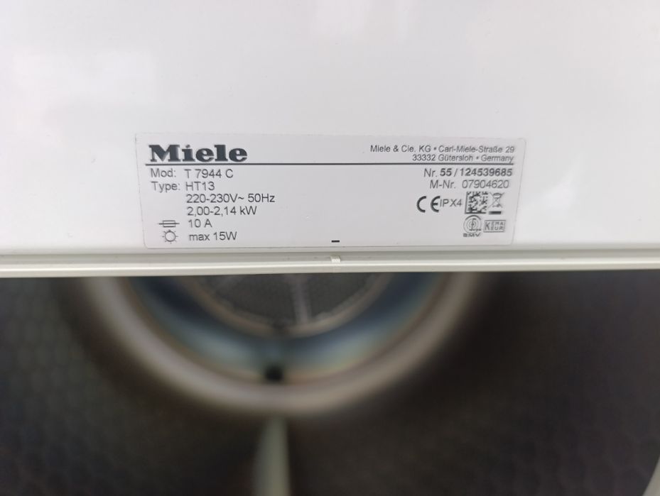 Сушилня Miele T7944C Пчелна пита 7 кг