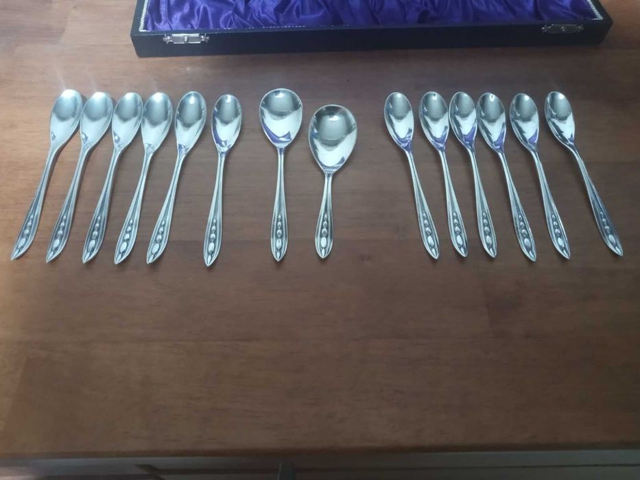 Set lingurițe din argint – 14 buc, 180 grame