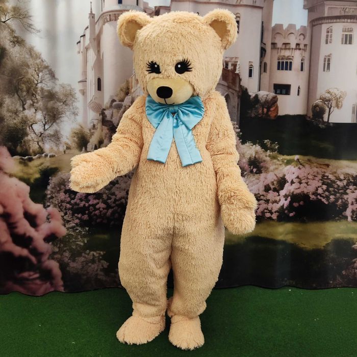 Mascot Urs Teddy din Blană Lux – Costum Premium pentru Evenimente