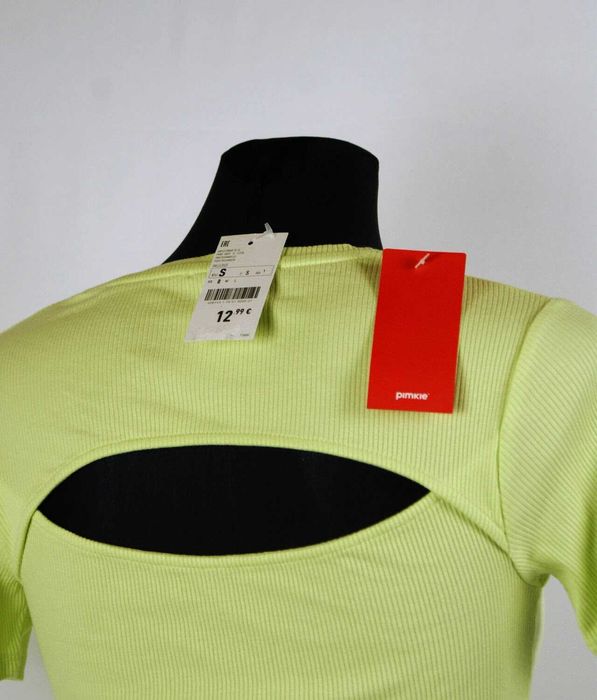Tricou galben deschis Pimkie, mărimea S – nou, cu etichetă