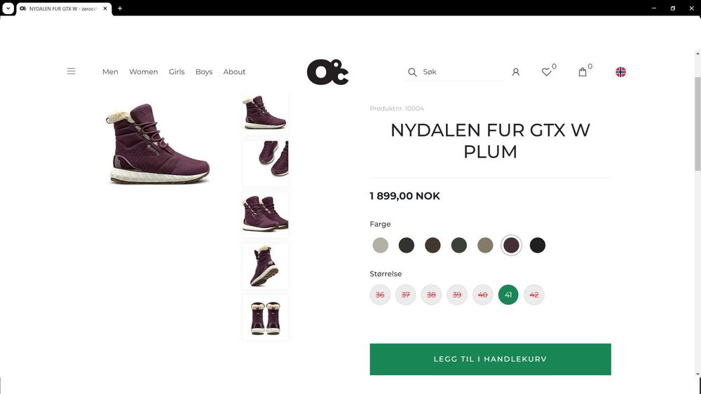 ZeroC NYDALEN MESH GORE-TEX W Plum размер EUR 36 /UK 3,5 зимни водонепромокаеми - 801