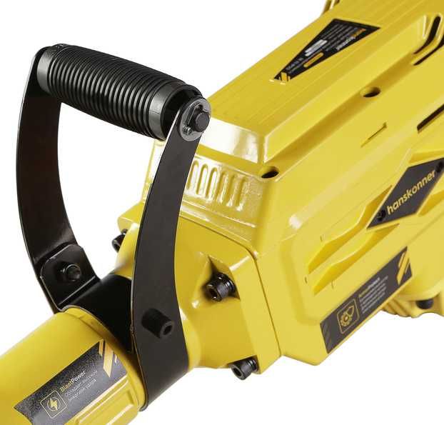 Отбойный молоток Hanskonner 2.1кВт,1500уд.мн.удр50Дж.Каб5мArmorProtect
