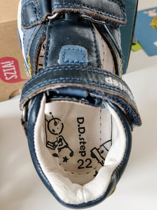 Sandale copii DD Step piele numărul 22