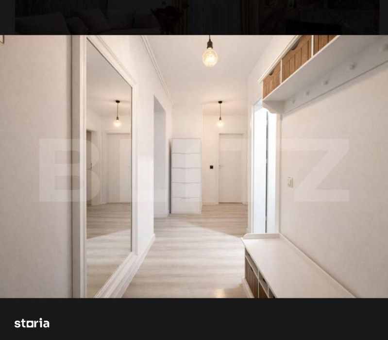 Apartament 3 camere, 66 mp, la cheie 2 bai, terasa, parcare, zona Ceta