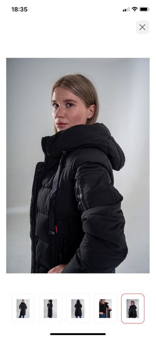 Пуховик размер s