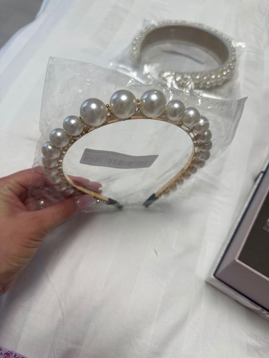 Diadema/Bentita perle mireasa