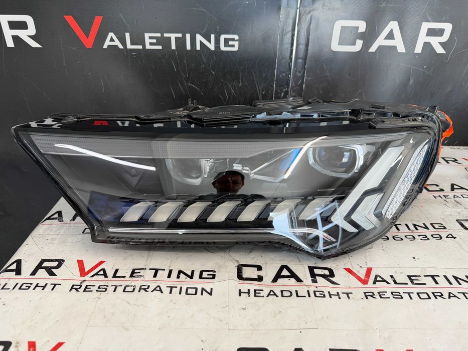 фар фарове ляв Audi Q7 SQ7 RSQ7 Facelift Matrix Laser LED Ауди Кю7 Фейслифт Матрикс Лазер ЛЕД