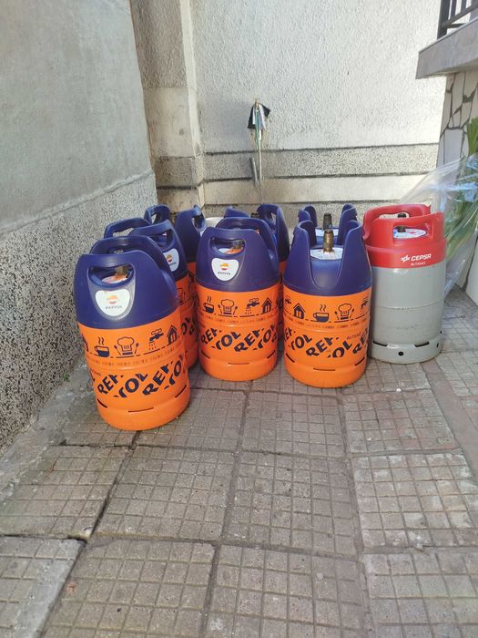 Газови бутилки олекотени