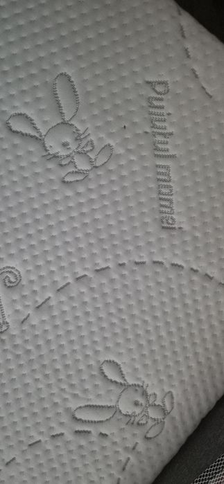 Patut pliant Kinderkraft Joy, Gri/roz cu saltea