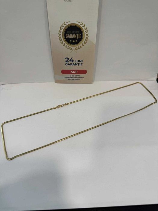 (Ag41) Lant aur 14K B5763 - Certificat de garantie!