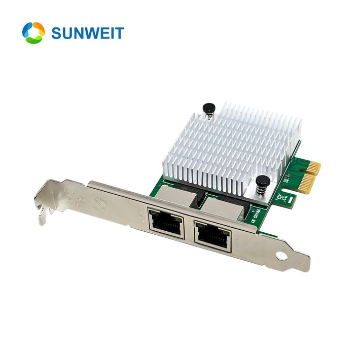 Сетевая карта 2.5G 10G SFP+ Realtek Intel Гигабит Сервер Lan Card RJ45
