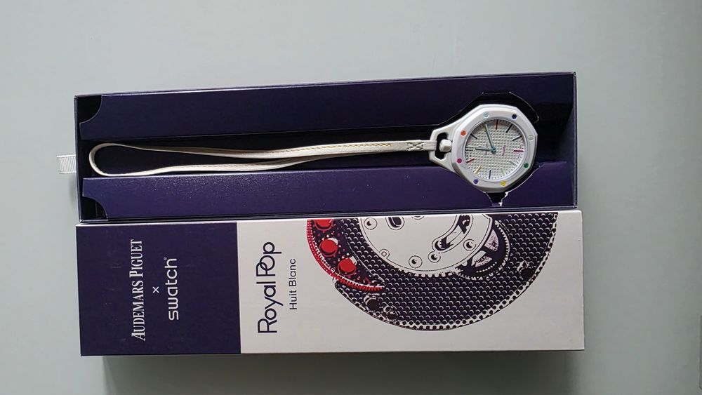 Ap x swatch royal pop
