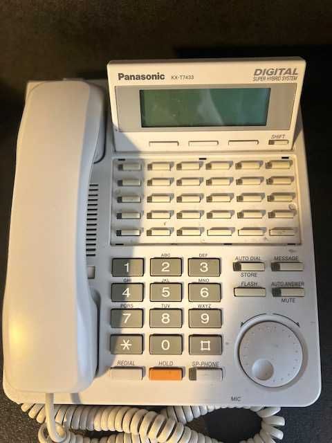 Panasonic Модел KX-T7433 и Модел KX-T7436 офис телефон