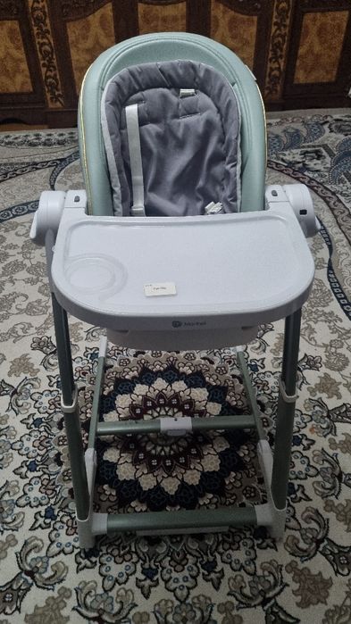 Maribel original Стульчик для кормления 3 в 1 шезлонг качелями