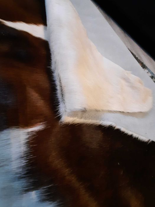 100% Natural Cowhide Cow-skin Leather Rug - Made in BRAZIL 220 x 180cm