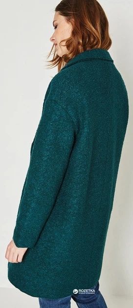 Пальто женское зеленое