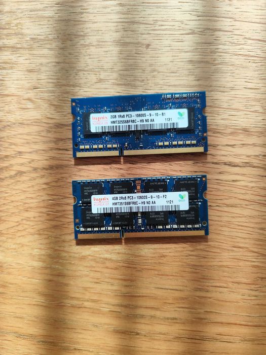 RAM памети лаптоп DDR3 2GB и 4GB