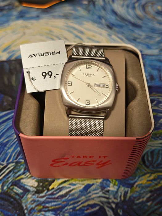 Ceas unisex PRISMA P.2800 All Stainless – NOU cu etichetă – 10 ATM