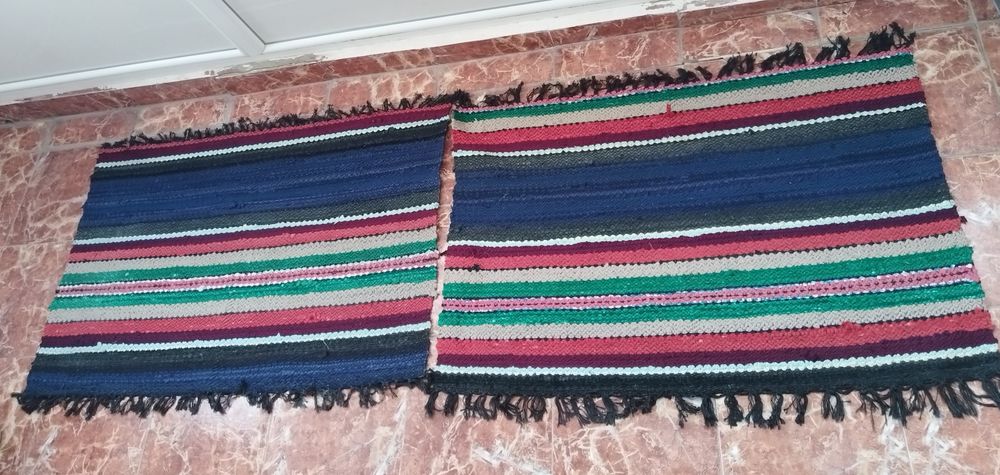 Черги, памучни, ръчно тъкани