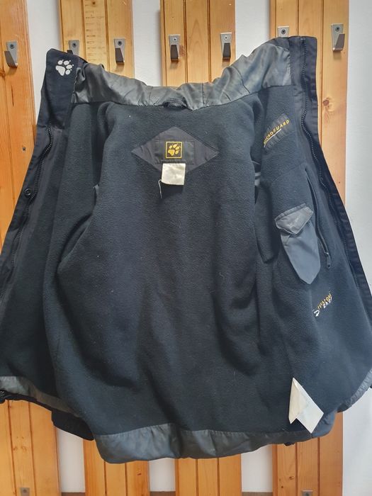 Geacă damă Jack Wolfskin S, impermeabilă cu glugă și centură