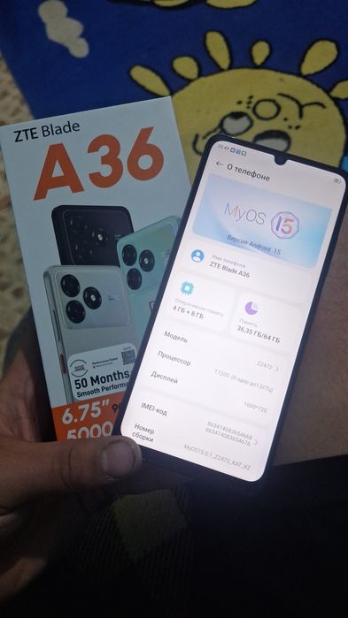 ZTE  Blade A36 без горонтия