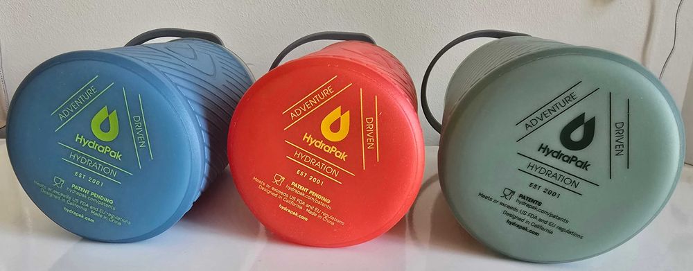 Комплект меки бутилки HydraPak Flux 750ml и 1l за къмпинг нов