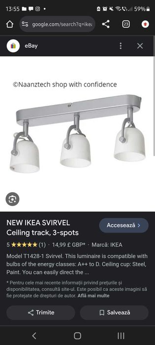 Plafoniera Ikea / set