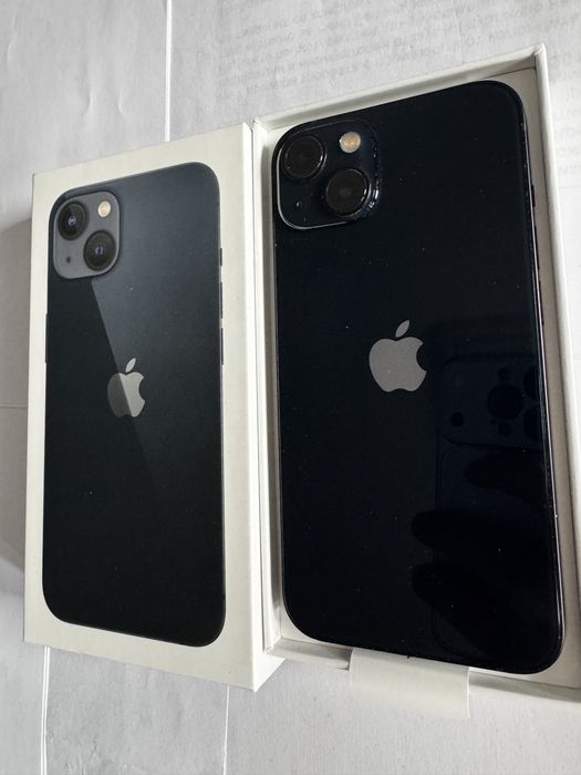 КАТО НОВ Iphone 13 midnight 128 GB