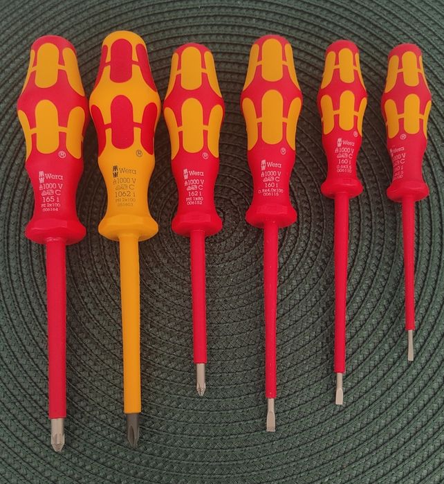 Set șurubelnițe izolate Wera