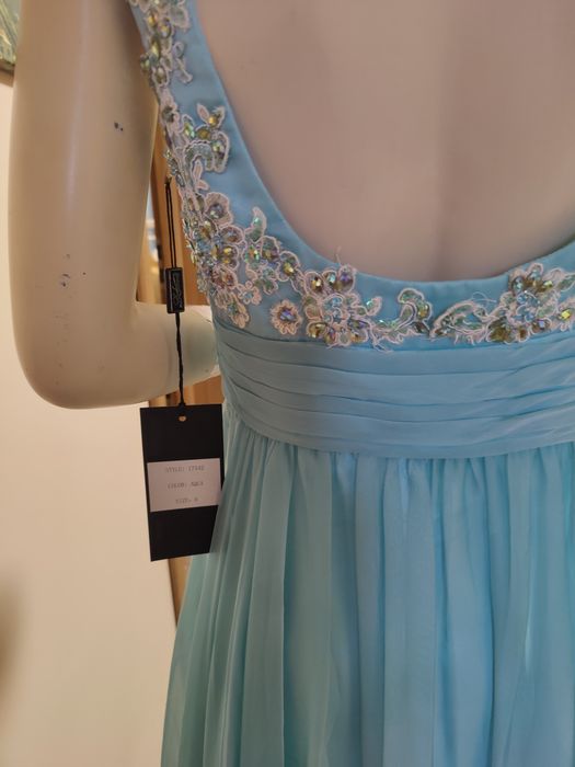 Rochie de Ocazie La Femme Paris/M/38 EU/Aqua(albastru deschis)