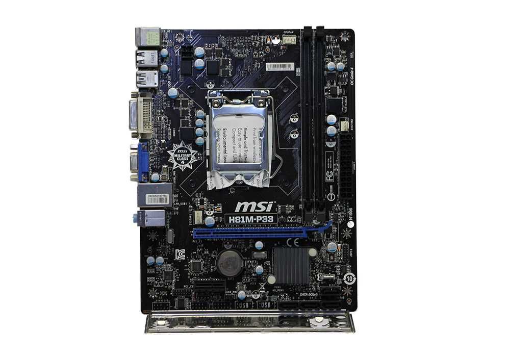 LGA 1150 MSI H81M-P33 2x DDR3