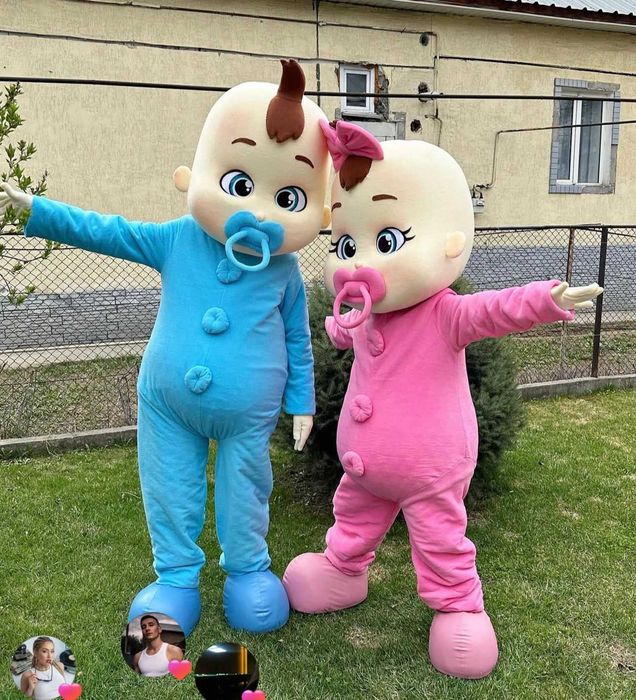 Ростовые костюмы «Пупсы» (мальчик и девочка)