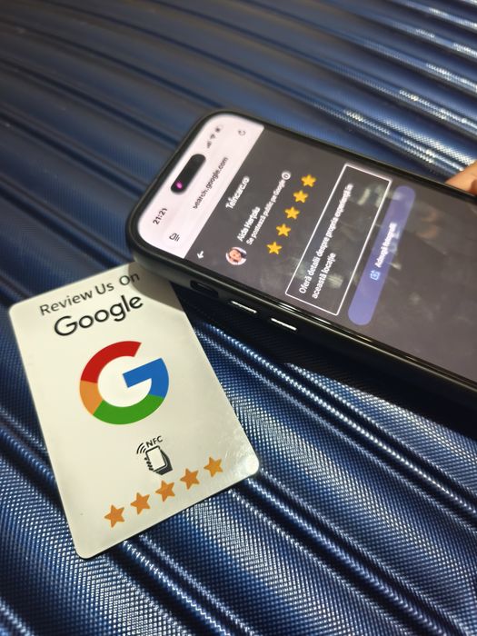Card NFC Recenzii Google– Crește recenziile afacerii tale