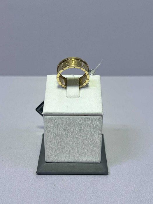 Золотое кольцо BVLGARI, 585, желтый, 16.5Р/ СТ83056