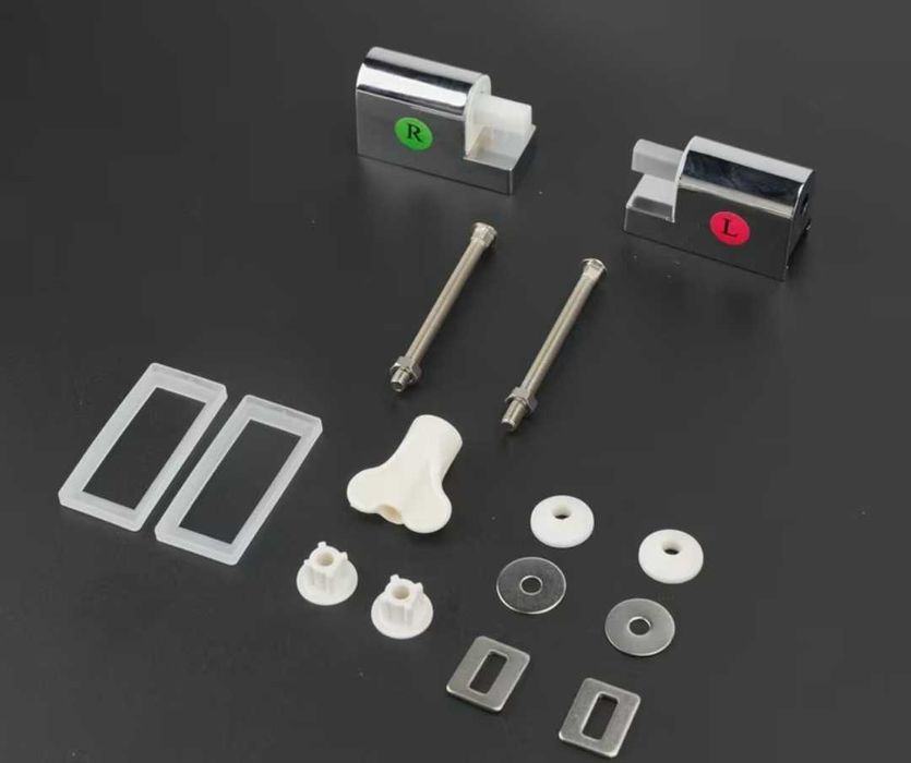 Комплект панти за тоалетна седалка с плавно затваряне, панти за WC