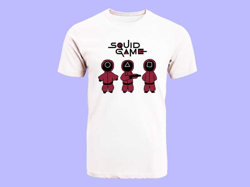 Тениски от сериала Squid Game Игра на калмари 8 модела