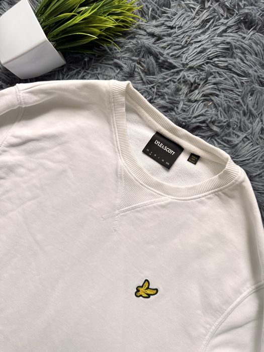 Суичър Lyle & Scott в бял цвят