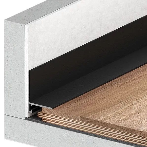 Теневой профиль-плинтус (напольный и потолочный)