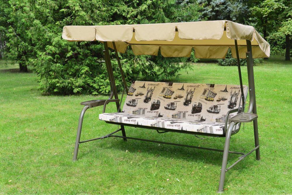 Современные садовые качели