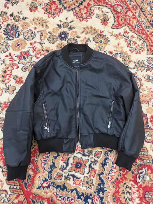 Куртка-бомбер кожаная