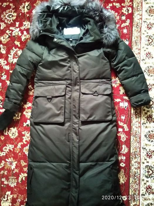 Куртка теплая длинная