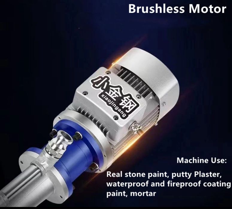 Помпа за безвъздушно шпакловане и боядисване 2800 W -дебит 18 л/мин.!