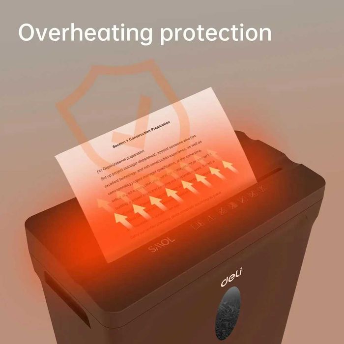 Уничтожитель бумаг Deli ET014