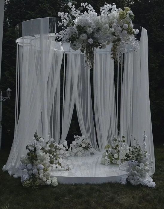 Оформление мероприятий цветами/тканями/шарами