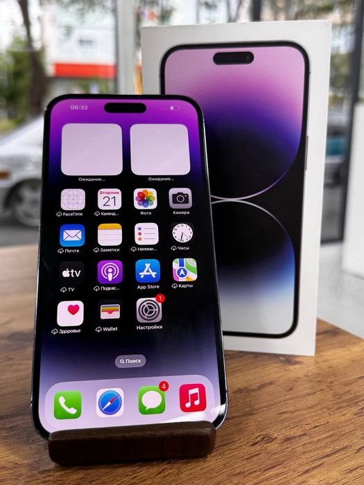 Айфон14ПроМакс•128ГБ/79%күлгін