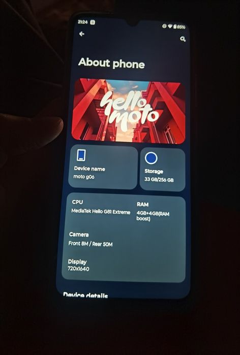 Motorola moto g 06 (256gb) + Husă Cadou