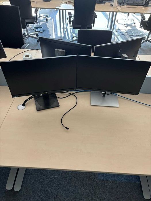 Birou /Masa de lucru cadru metalic - blat 140x80