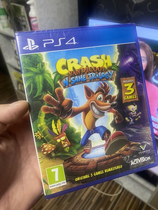 Joc Crash Bandicoot Nsane Trilogy Ps4 Playstation 4 sigilat