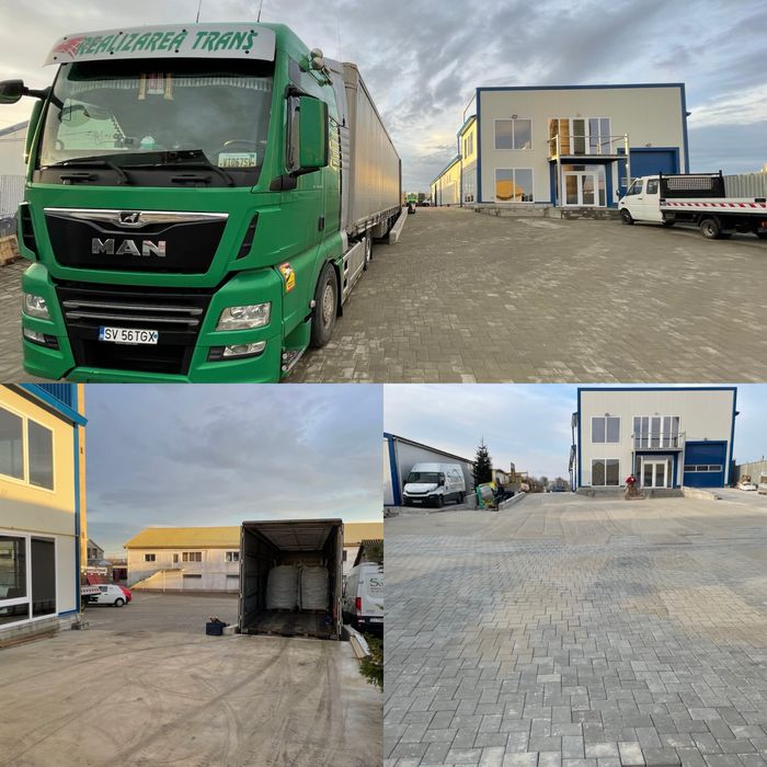 Hală 300 mp Rampă Tir la cheie 1200€