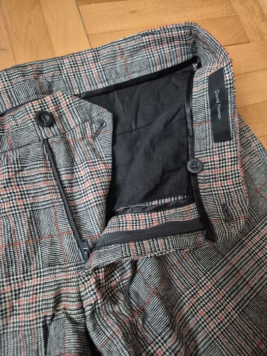 Pantaloni premium David Naman, Lână & Bumbac, Bărbați - 48